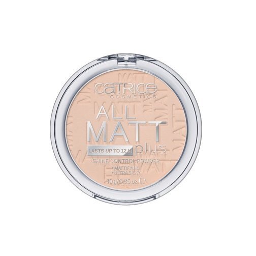 Kompaktais pūderis Catrice All Matt Plus Shine Control 10 g, 010 Transparent, 010 Transparent cena un informācija | Grima bāzes, tonālie krēmi, pūderi | 220.lv