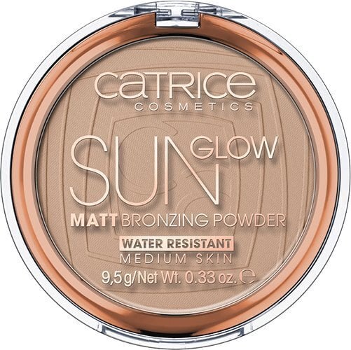 Pūderis Catrice Sun Glow (Matt Bronzing Powder) 9.5 g цена и информация | Bronzeri, vaigu sārtumi | 220.lv