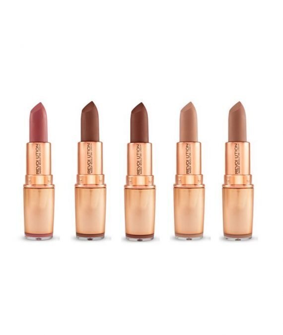 Matēta lūpu krāsa Makeup Revolution London Iconic Matte Nude Revolution 3,2 g, Expose cena un informācija | Lūpu krāsas, balzāmi, spīdumi, vazelīns | 220.lv