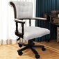 vidaXL biroja krēsls, grozāms, balts cena un informācija | Biroja krēsli | 220.lv