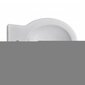 vidaXL bidē, apaļš, kvalitatīva, balta keramika cena un informācija | Bidē | 220.lv