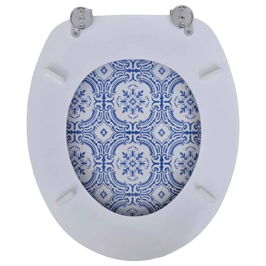 Tualetes Poda Vāks MDF ar Porcelāna dizainu цена и информация | Piederumi tualetes podiem un bidē | 220.lv