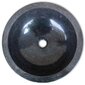 vidaXL izlietne, 40 cm, melns marmors cena un informācija | Izlietnes | 220.lv