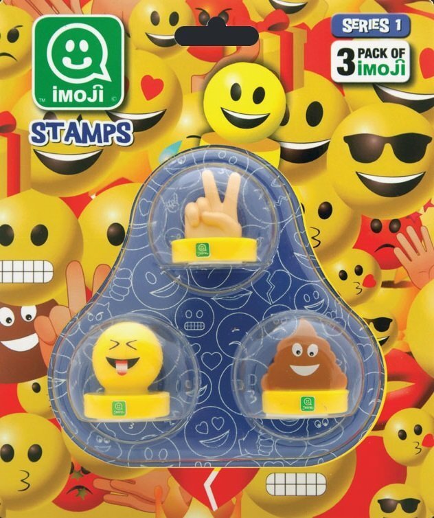 Zīmogi EMOJI 3 gab. cena un informācija | Modelēšanas un zīmēšanas piederumi | 220.lv