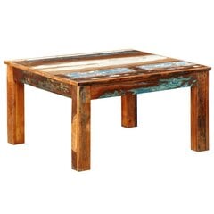 vidaXL kafijas galdiņš, kvadrāta forma, pārstrādāts koks cena un informācija | Žurnālgaldiņi | 220.lv