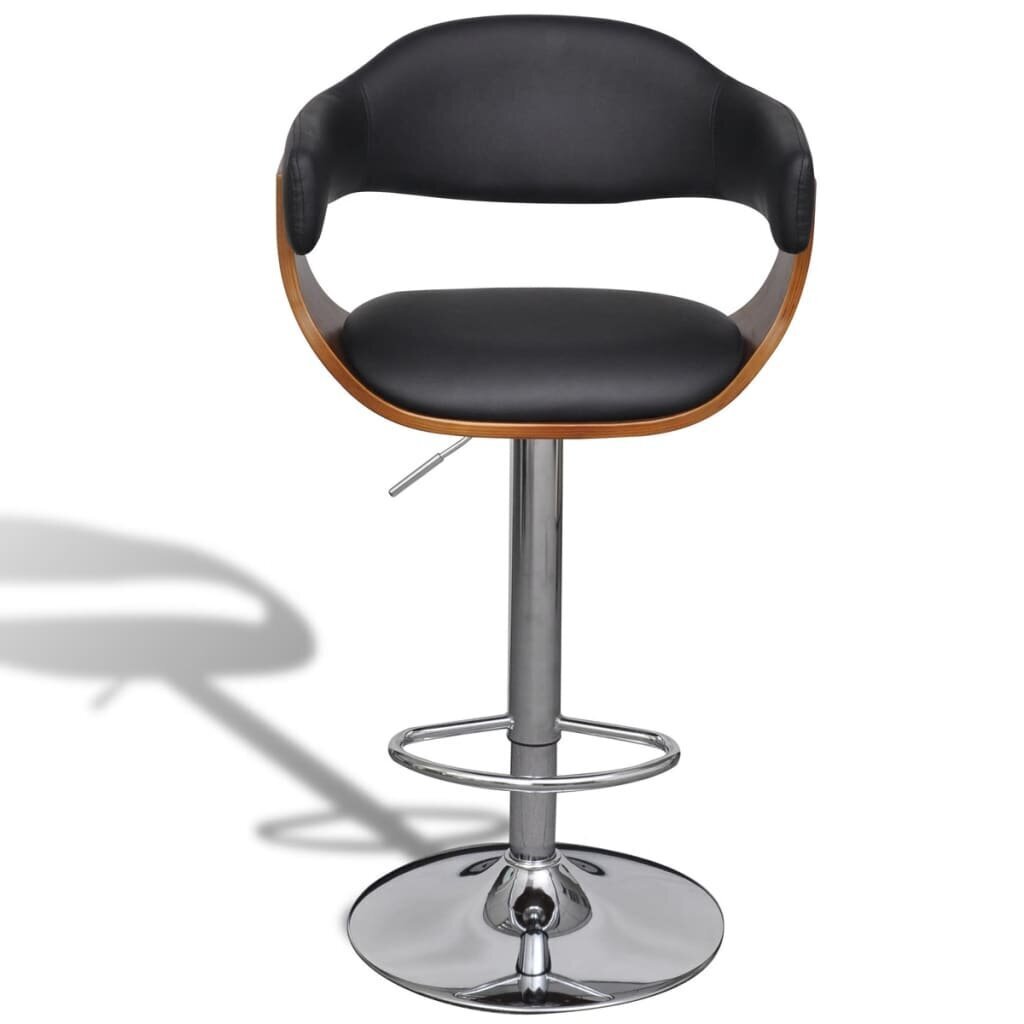 vidaXL bāra krēsli, 2 gab., mākslīgā āda cena un informācija | Virtuves un ēdamistabas krēsli | 220.lv