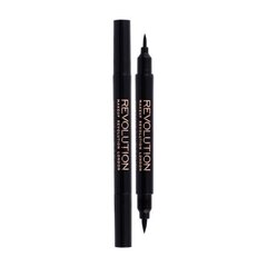 Двухсторонний контур глаз Makeup Revolution London Awesome Double Flick Liquid Eyeliner 1 г цена и информация | Тушь, средства для роста ресниц, тени для век, карандаши для глаз | 220.lv