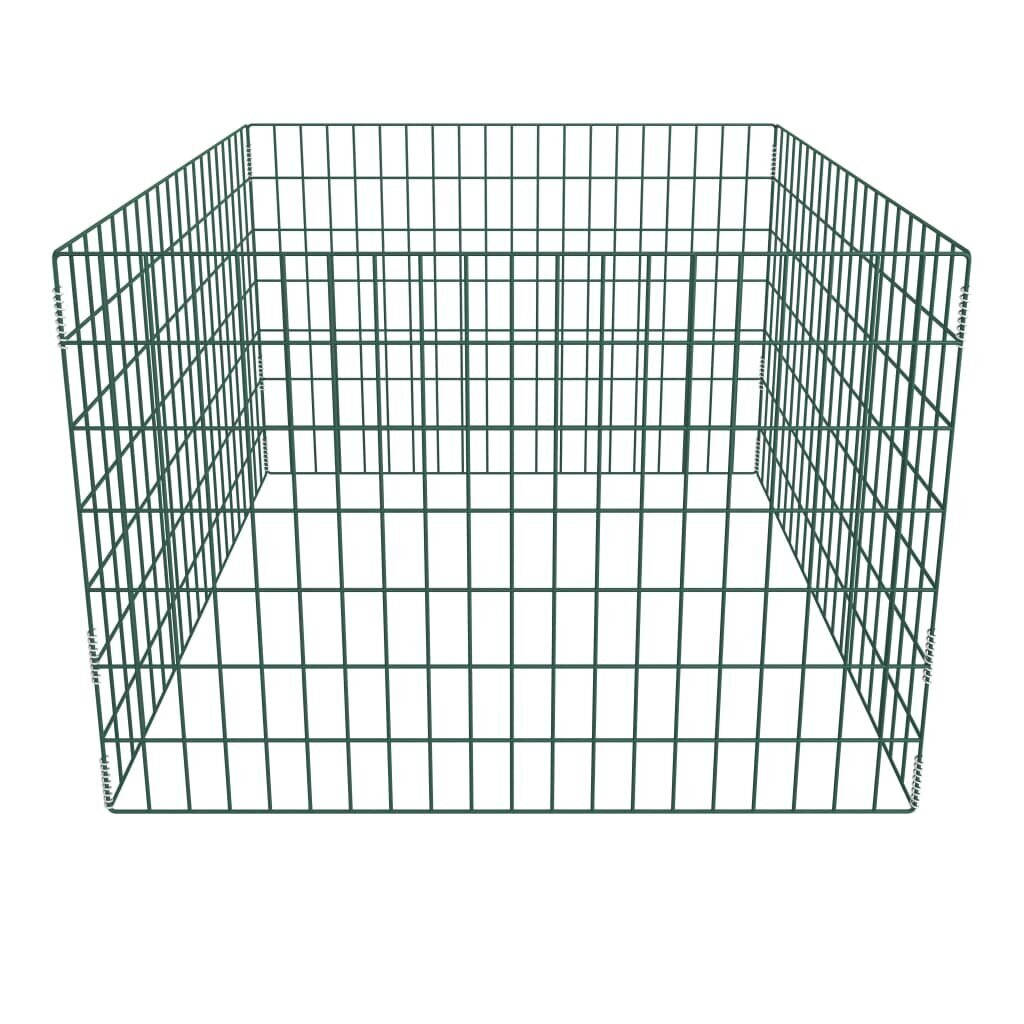 vidaXL komposta kaste, 100x100x70 cm, kvadrāta forma cena un informācija | Komposta kastes un āra konteineri | 220.lv