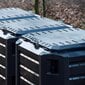 Nature komposta kaste, 1200 L, melna, 6071483 cena un informācija | Komposta kastes un āra konteineri | 220.lv
