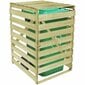 vidaXL nojume atkritumu konteineram, 240 L, impregnēts koks cena un informācija | Dārza mājiņas, šķūņi, malkas nojumes | 220.lv