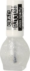 Nagu laka Miss Sporty Crazy Glitter nr. 040, 7 ml цена и информация | Лаки для ногтей, укрепители | 220.lv