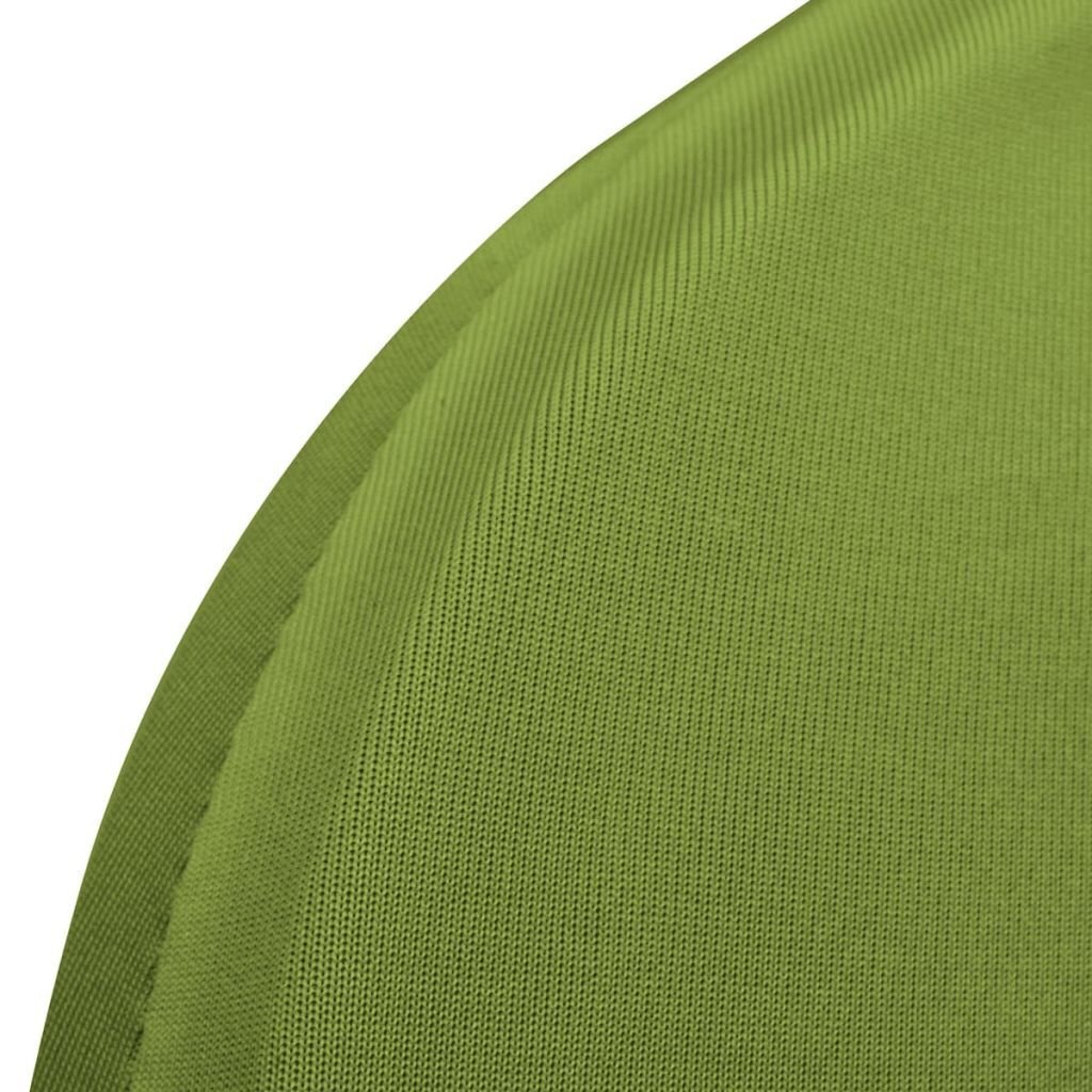 vidaXL krēslu pārvalki, 6 gab., zaļi, elastīgi цена и информация | Mēbeļu pārvalki | 220.lv
