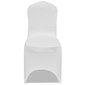 Elastīgs krēsla pārklājs balts 6 gab. cena un informācija | Mēbeļu pārvalki | 220.lv
