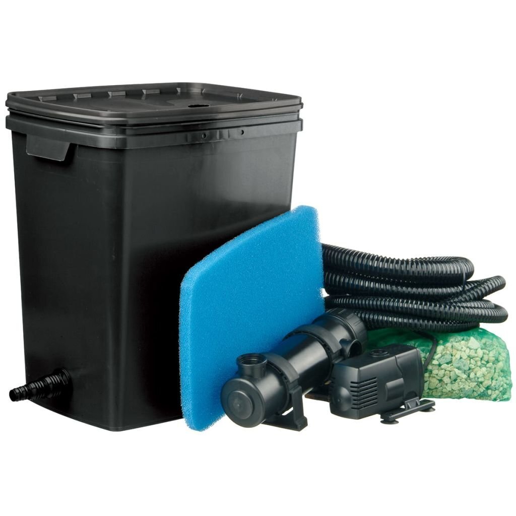 Ubbink dīķa filtra komplekts FiltraPure 7000 Plus, 37 l, 1355972 cena un informācija | Dārza baseini un to kopšanas līdzekļi | 220.lv