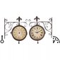 Esschert Sienas Pulkstenis ar Termometru un Stacijas Dizainu TF005 cena un informācija | Pulksteņi | 220.lv