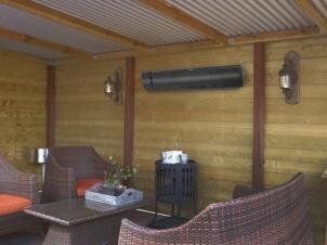 Уличный обогреватель Eurom Outdoor Heatpanel, 1800 Вт цена и информация | Грелки | 220.lv