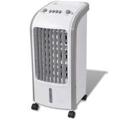vidaXL gaisa dzesētājs, 80 W, 4 L, 270 m³/h, 25x26x56 cm cena un informācija | Gaisa kondicionieri, siltumsūkņi, rekuperatori | 220.lv