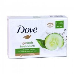 Ziepes Dove Go Fresh Fresh Touch 2 x 100 g cena un informācija | Ziepes | 220.lv