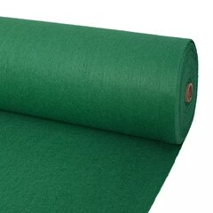 vidaXL izstāžu paklājs, 1x24 m, zaļš cena un informācija | Paklāji | 220.lv