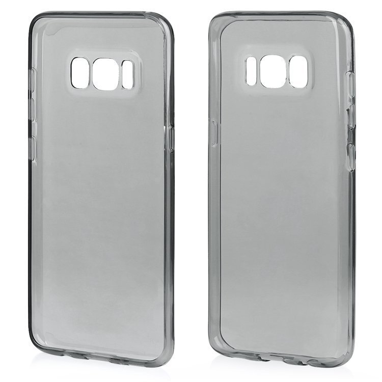 Qult Luxury Ultra silikona aizmugurējais vāciņš telefonam Samsung N950 Galaxy Note 8, Caurspīdīgs - Melns cena un informācija | Telefonu vāciņi, maciņi | 220.lv
