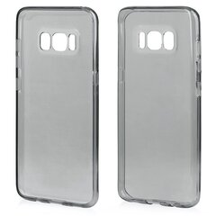 Qult Luxury Ultra Back Case Aizmugurējais Silikona Apvalks Priekš Samsung G955 Galaxy S8 Plus Caurspīdīgs-Melns цена и информация | Чехлы для телефонов | 220.lv