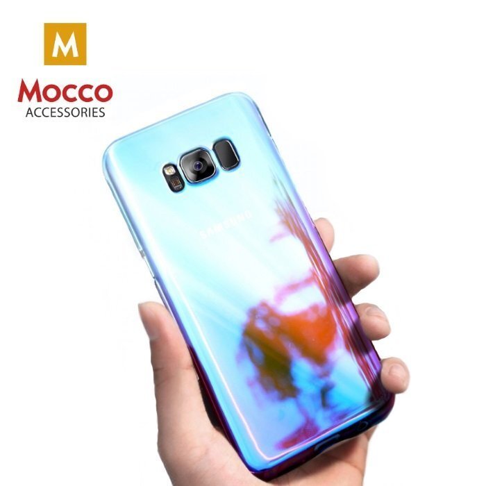 Mocco Gradient silikona vāciņš telefonam Samsung G955 Galaxy S8 Plus, Caurspīdīgs - Violets cena un informācija | Telefonu vāciņi, maciņi | 220.lv