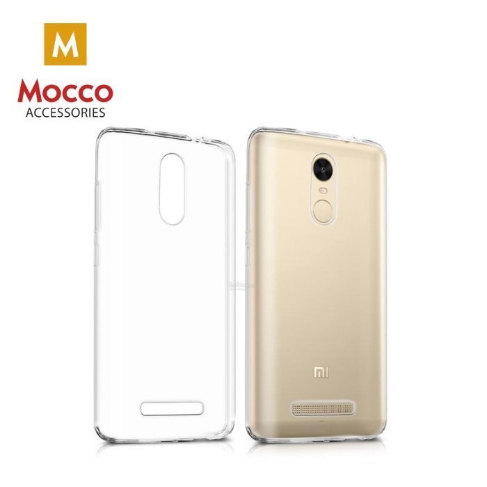 Mocco Ultra 0.3 mm silikona aizsargvāciņš telefonam Xiaomi Mi Note 5A, Caurspīdīgs cena un informācija | Telefonu vāciņi, maciņi | 220.lv