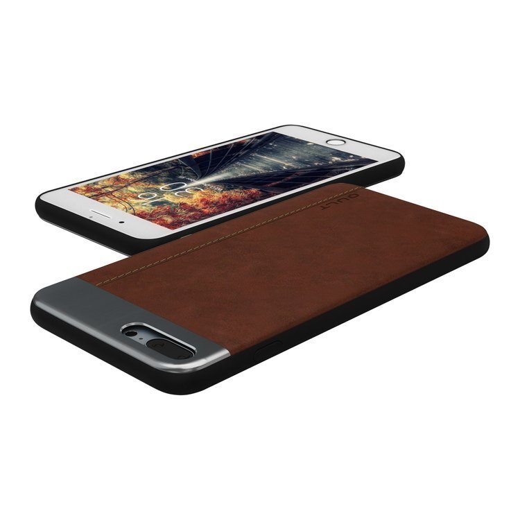 Qult Luxury Slate Back Case Silicone Case for Apple iPhone X Brown cena un informācija | Telefonu vāciņi, maciņi | 220.lv