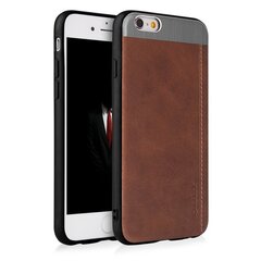 Qult Luxury Slate Back Case Silicone Case for Apple iPhone X Brown cena un informācija | Telefonu vāciņi, maciņi | 220.lv