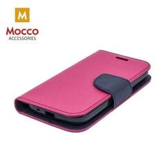 Mocco Fancy Book Case For Samsung A730 Galaxy A8 Plus (2018) Pink - Blue cena un informācija | Telefonu vāciņi, maciņi | 220.lv
