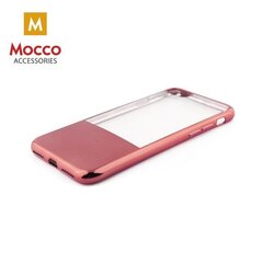 Mocco ElectroPlate Half Силиконовый чехол для Samsung A320 Galaxy A3 (2017) Розовый цена и информация | Чехлы для телефонов | 220.lv