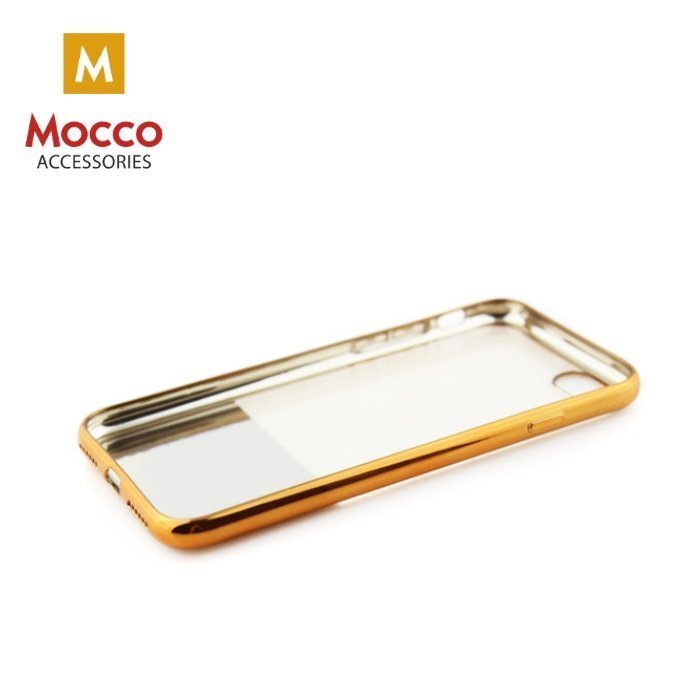 Mocco ElectroPlate Half Silicone Case for Samsung J330 Galaxy J3 (2017) Gold cena un informācija | Telefonu vāciņi, maciņi | 220.lv