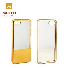 Mocco ElectroPlate Half Silicone Case for Huawei P8 / P9 Lite Gold cena un informācija | Telefonu vāciņi, maciņi | 220.lv