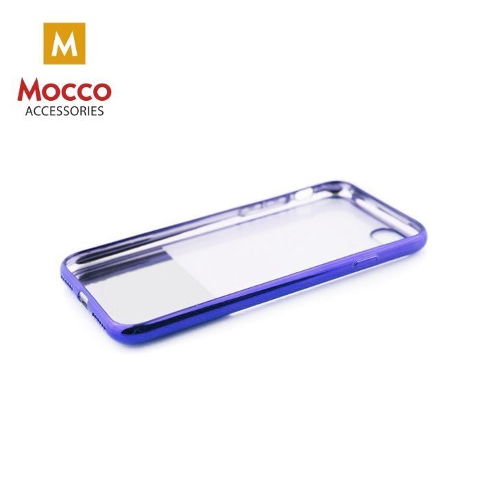 Mocco ElectroPlate Half Silicone Case for Samsung G950 Galaxy S8 Blue cena un informācija | Telefonu vāciņi, maciņi | 220.lv