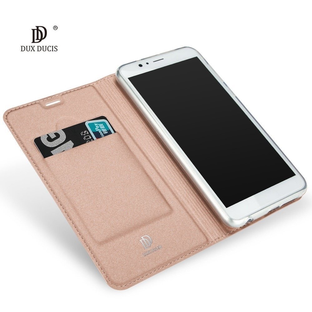 Dux Ducis Premium Magnet Case Grāmatveida Maks Telefonam Xiaomi Mi 6 Rozā cena un informācija | Telefonu vāciņi, maciņi | 220.lv