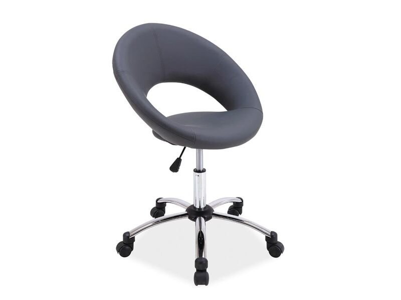 Biroja krēsls Q-128, pelēks cena un informācija | Biroja krēsli | 220.lv