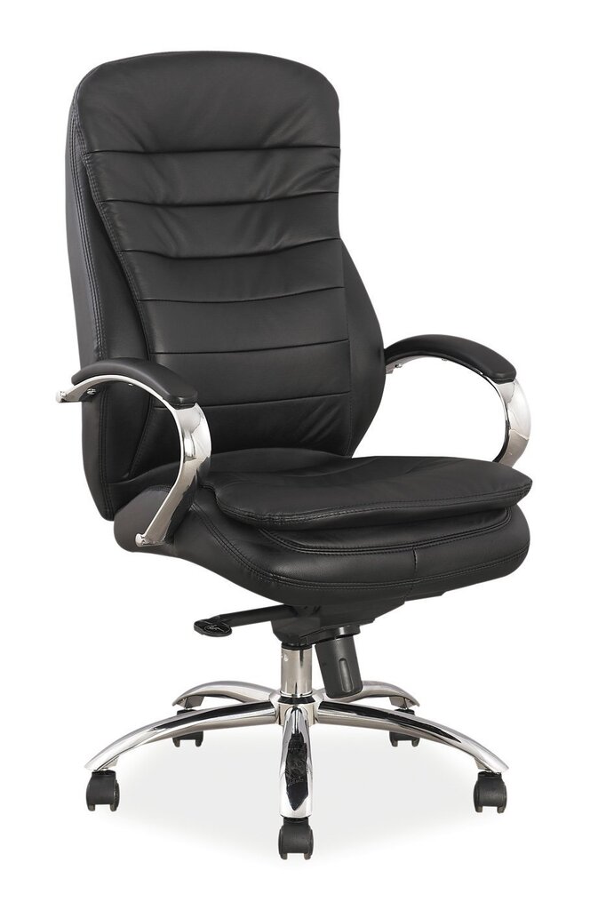 Biroja krēsls Q-154, melns цена и информация | Biroja krēsli | 220.lv