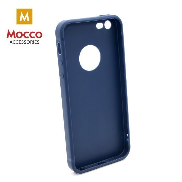 Mocco Trendy Fit silikona aizsargvāciņš telefonam Apple iPhone X, Zils cena un informācija | Telefonu vāciņi, maciņi | 220.lv