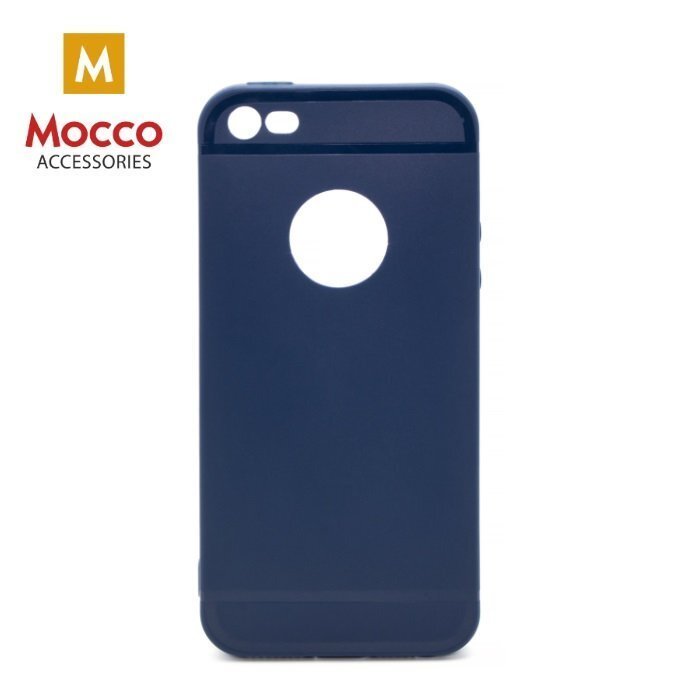 Mocco Trendy Fit silikona aizsargvāciņš telefonam Apple iPhone X, Zils cena un informācija | Telefonu vāciņi, maciņi | 220.lv