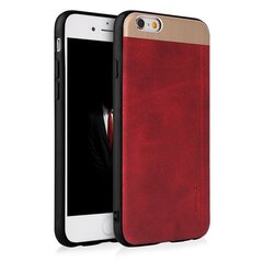 Qult Luxury Slate Back Case Silicone Case for Apple iPhone X Red cena un informācija | Telefonu vāciņi, maciņi | 220.lv