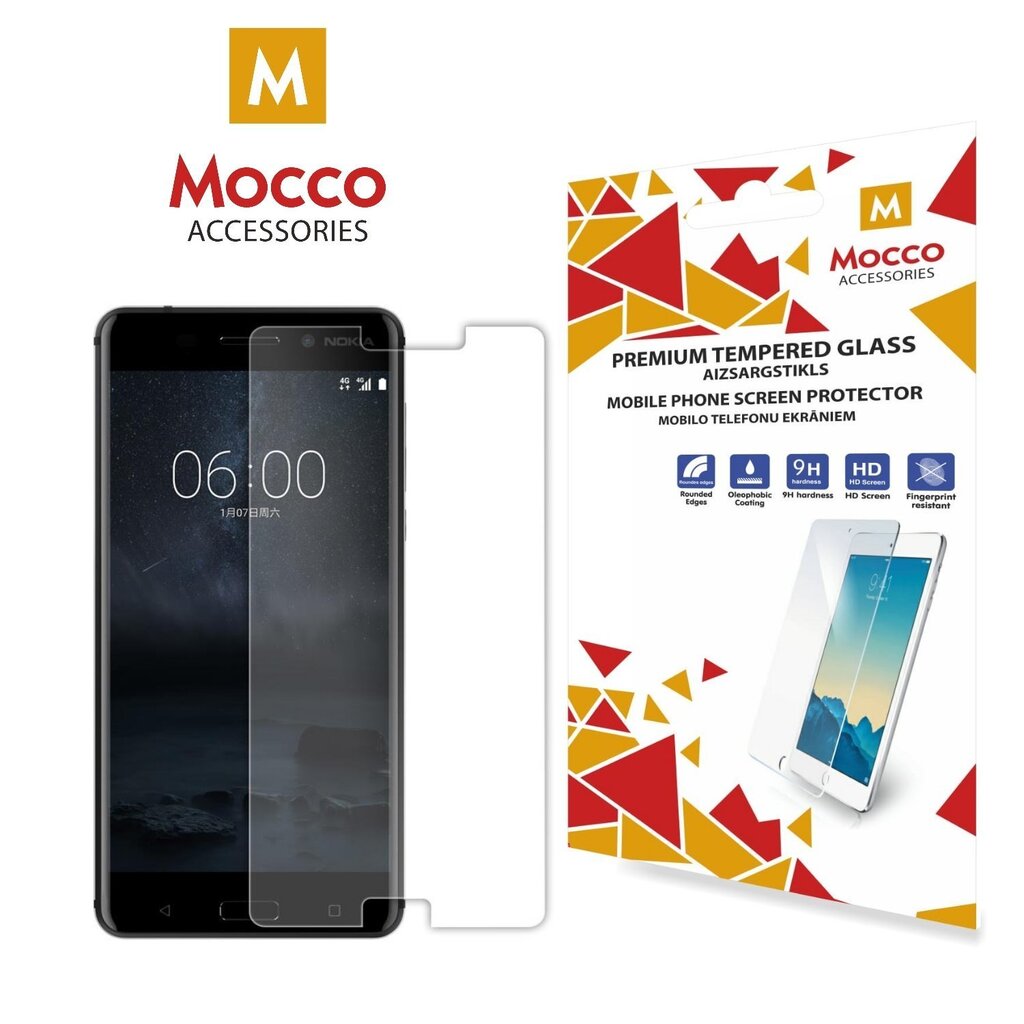 Mocco Tempered Glass Aizsargstikls Nokia 2 cena un informācija | Ekrāna aizsargstikli | 220.lv