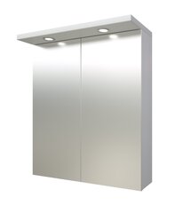 Навесной шкафчик для ванной Quadro/Pro 60 см, белый цена и информация | Шкафчики для ванной | 220.lv