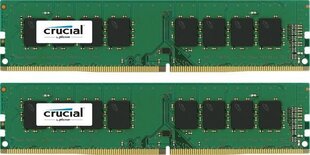 Crucial DDR4 2x16GB, 2400MHz, CL17 (CT2K16G4DFD824A) цена и информация | Оперативная память (RAM) | 220.lv