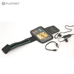 Platinet PM1075B 2in1 Bluetooth 4.2 Sport Стерео наушники c Mic & Remote + Armband Смартфон Case (5 Max) Black цена и информация | Наушники | 220.lv