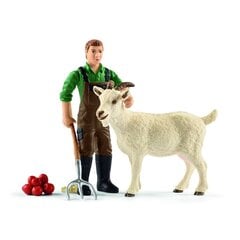 Фигурки: Фермер с козой, Schleich цена и информация | Игрушки для мальчиков | 220.lv
