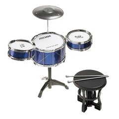 Комплект 3 барабанов со стулом, Smiki My first drum set цена и информация | Развивающие игрушки | 220.lv