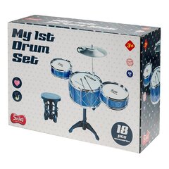 Комплект 3 барабанов со стулом, Smiki My first drum set цена и информация | Развивающие игрушки | 220.lv