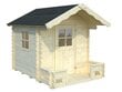 Koka māja "Ziņkārīgais" 4IQ cena un informācija | Bērnu rotaļu laukumi, mājiņas | 220.lv