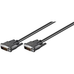 Goobay, 93573 DVI-D male Dual-Link, 1.8 m cena un informācija | Kabeļi un vadi | 220.lv
