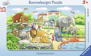 Пазл Ravensburger Farm Animals in the Meadow, 15 шт. цена и информация | Пазлы | 220.lv